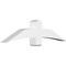 Ekena Millwork Bellingham Architectural Grade PVC Gable Bracket, 60"W x 15"H x 6"D x 6"F, 6/12 Pitch GBP060X15X0606BEL00 - alternate 1
